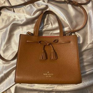 Kate Spade New York Hayes Isobel Leather Tote - Camel
